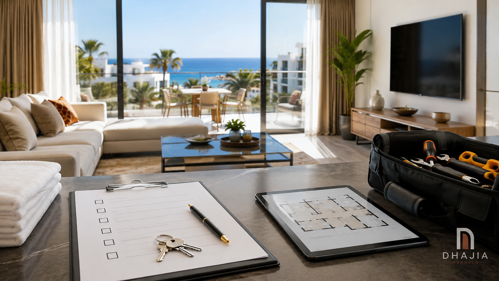 Professional property inspection and apartment management in Agadir by DHAJIA Morocco