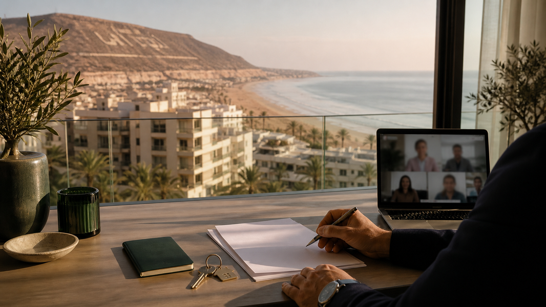 MRE Immobilieninvestitionsplanung in Agadir aus dem Ausland