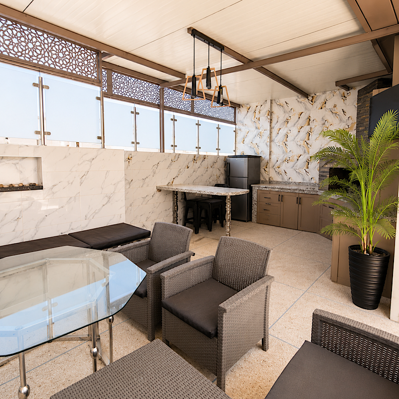 Hay Mohammadi private-terrace apartment by DHAJIA Morocco – property view 05