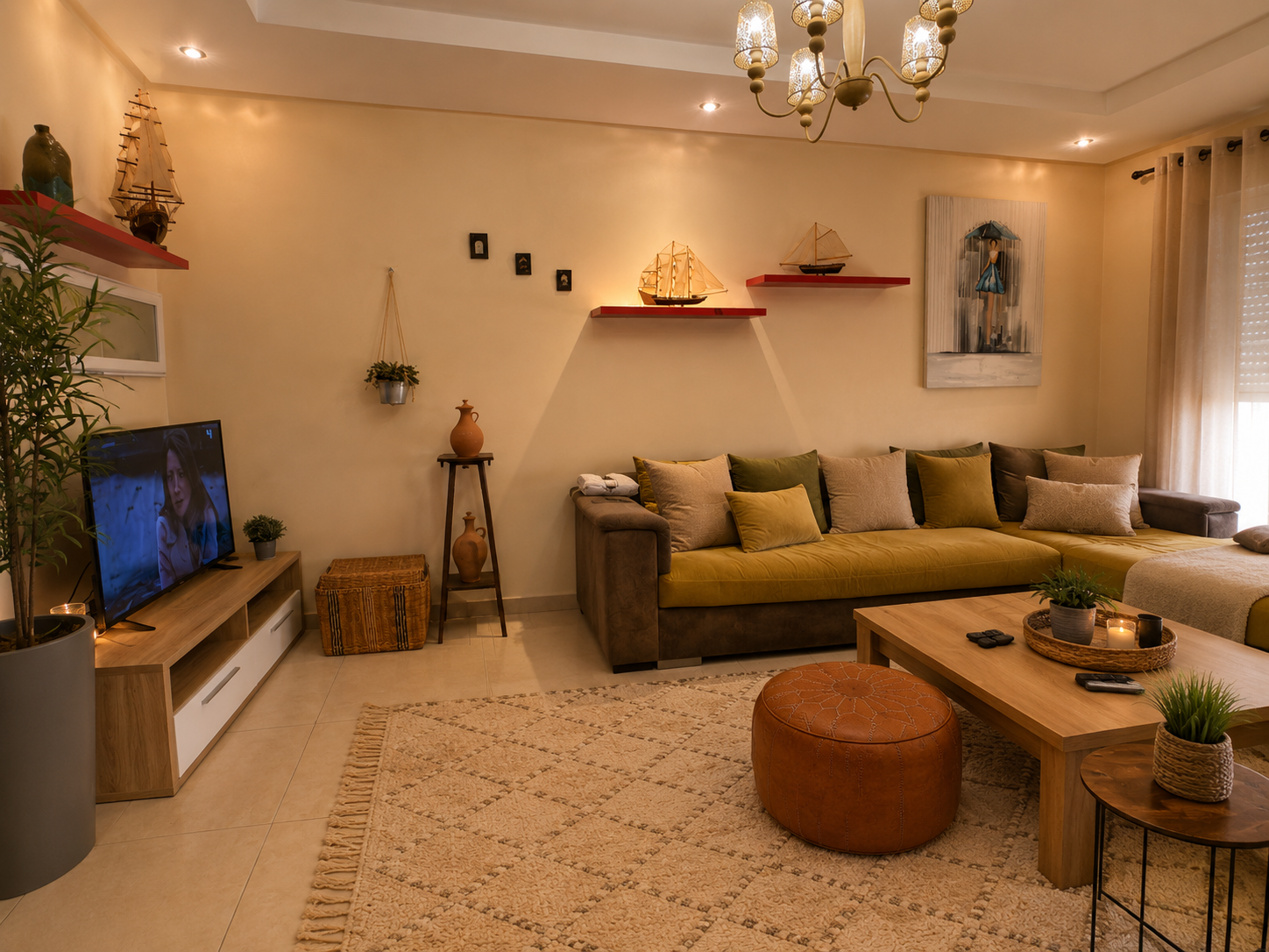 DHAJIA Boutique Apartment with Swimming Pool Access at Résidence Islane GH6-10