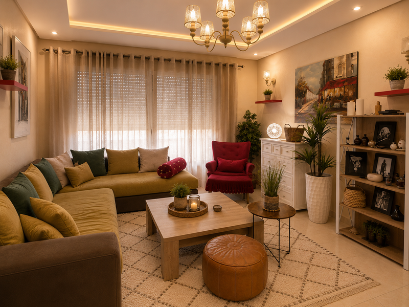 DHAJIA Boutique Apartment with Swimming Pool Access at Résidence Islane GH6-11
