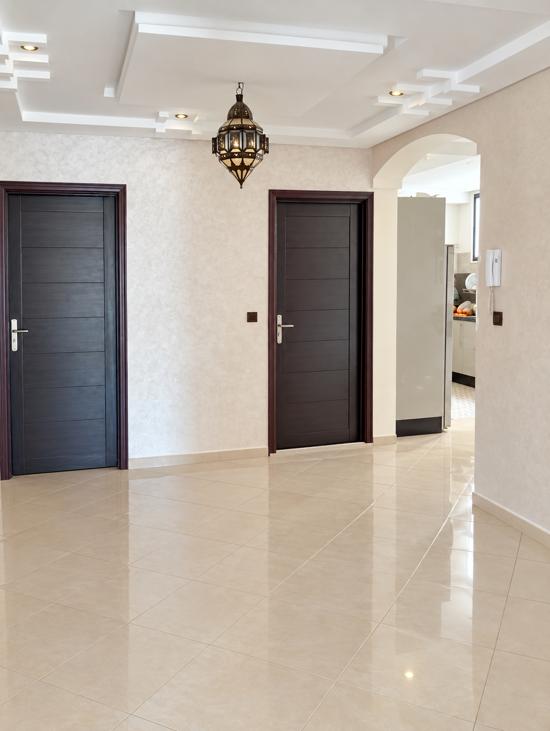 Wewnętrzny korytarz i przejścia drzwiowe — apartament 4-pokojowy na sprzedaż w Hay Mohammadi, Agadir