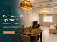 DHAJIA Haut Founty, Agadir Premium 2-Bed Apartment + 2 Bathrooms + Near Agadir Bay-1
