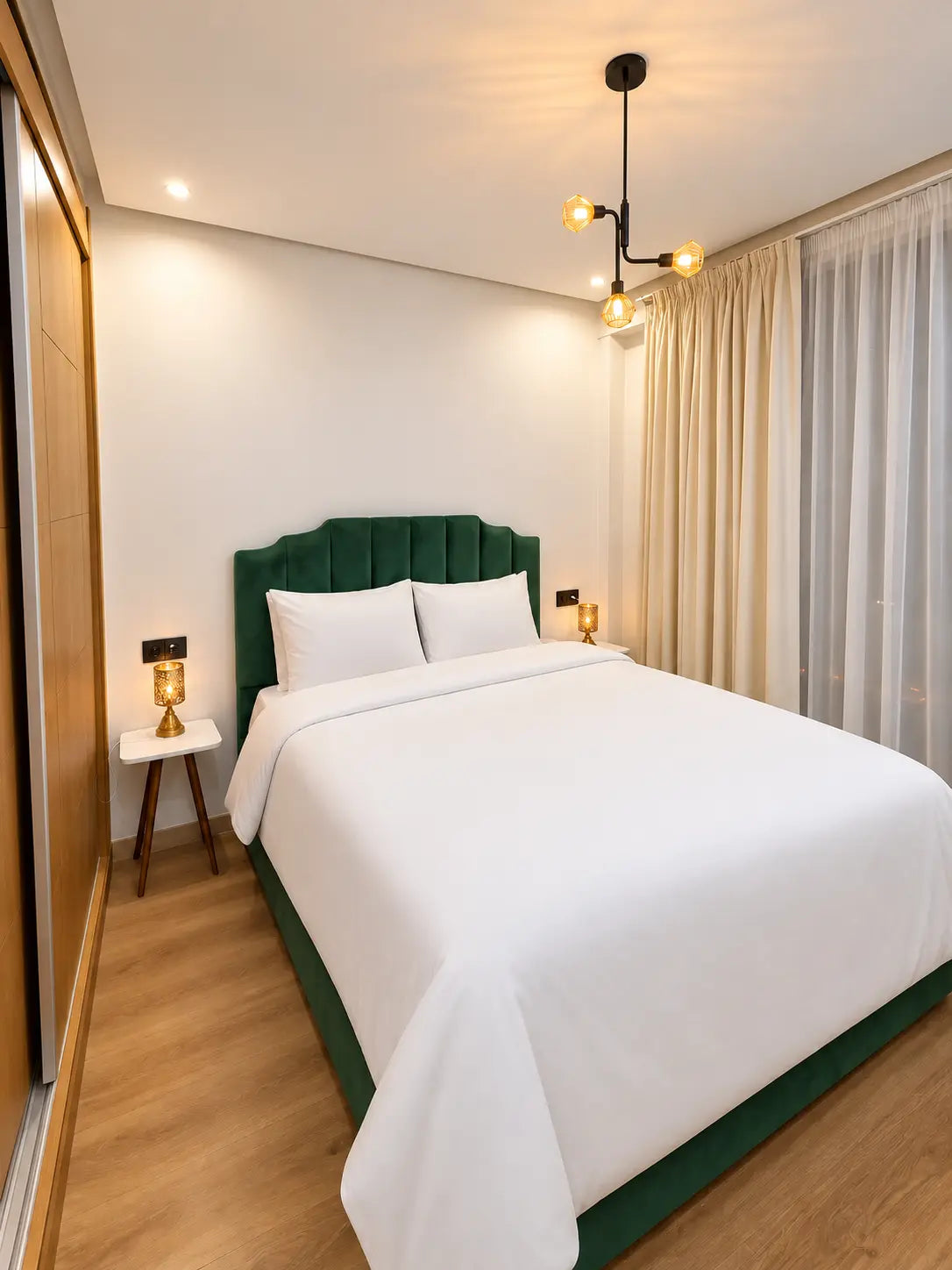 Main bedroom | Double bedroom wardrobe view and storage