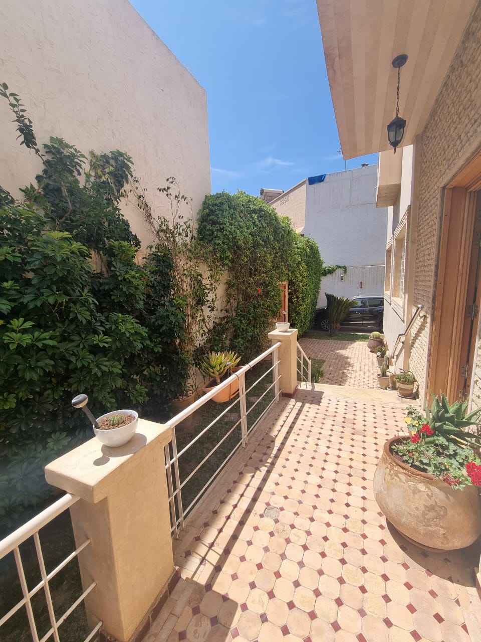 Garden-side terrace — Dakhla Bloc F1 villa, Agadir
