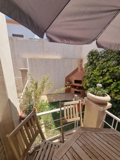 Covered outdoor dining terrace — Dakhla Bloc F1 villa, Agadir