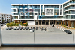 View across the street from the Agadir Bay apartment residence.