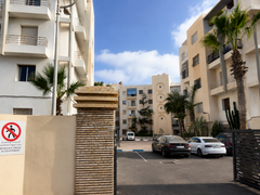 Exterior view of the apartment residence in Haut Founty, Agadir.