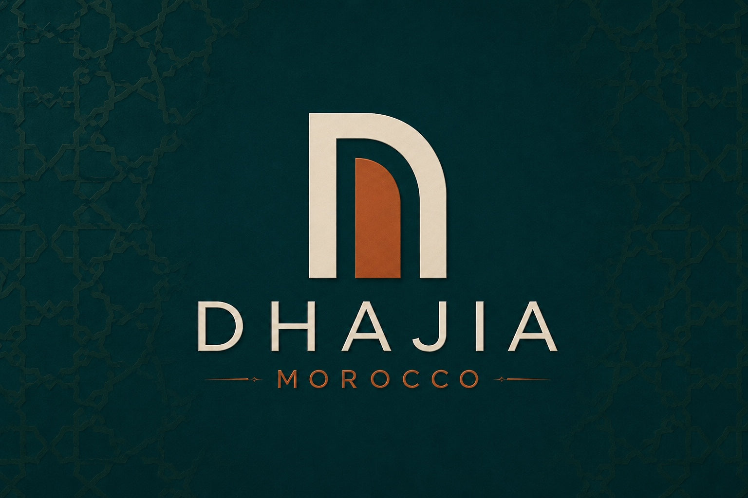 DHAJIA Morocco primary logo with arch emblem