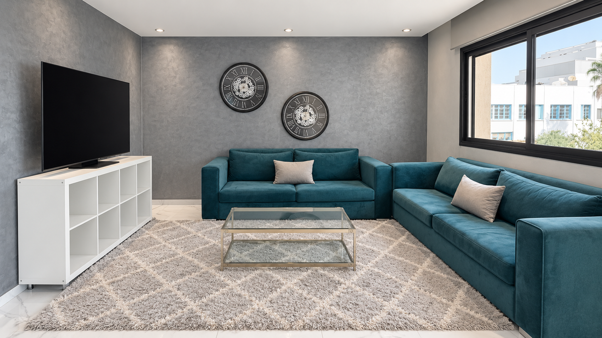 Central Agadir 2-Bed Apartment near Beach & Souk — DHAJIA Morocco