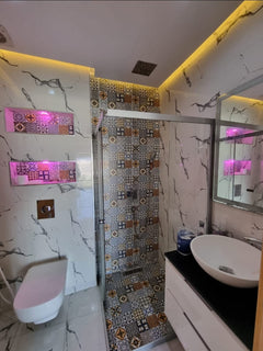 Shower room detail — Résidence Elkatani, Les Jardins d’Agadir, 79 m²