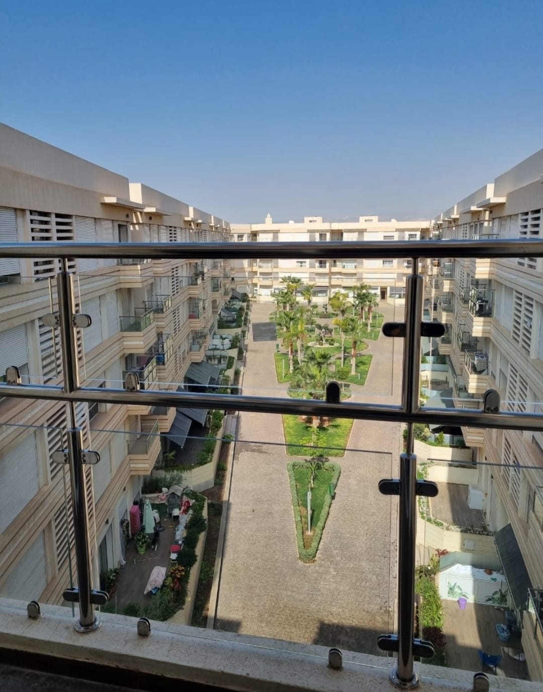 Balcony overlooking the residence — Résidence Elkatani, Les Jardins d’Agadir, 79 m²
