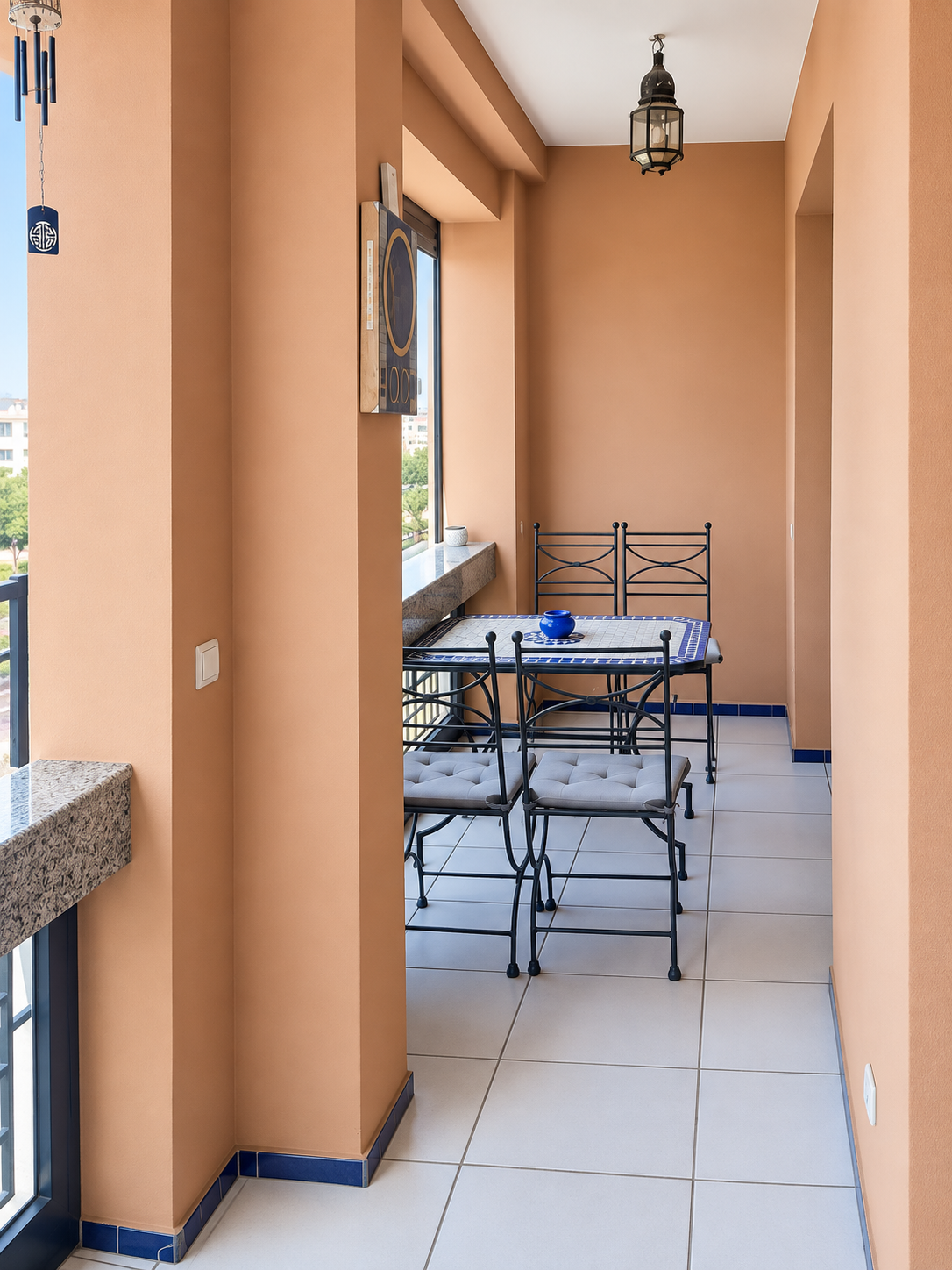 Zadaszona ścieżka tarasowa — Apartament z widokiem na morze na sprzedaż, Agadir