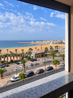 Widok na ocean i nadmorską okolicę — Apartament z tarasem z widokiem na morze na sprzedaż, Agadir