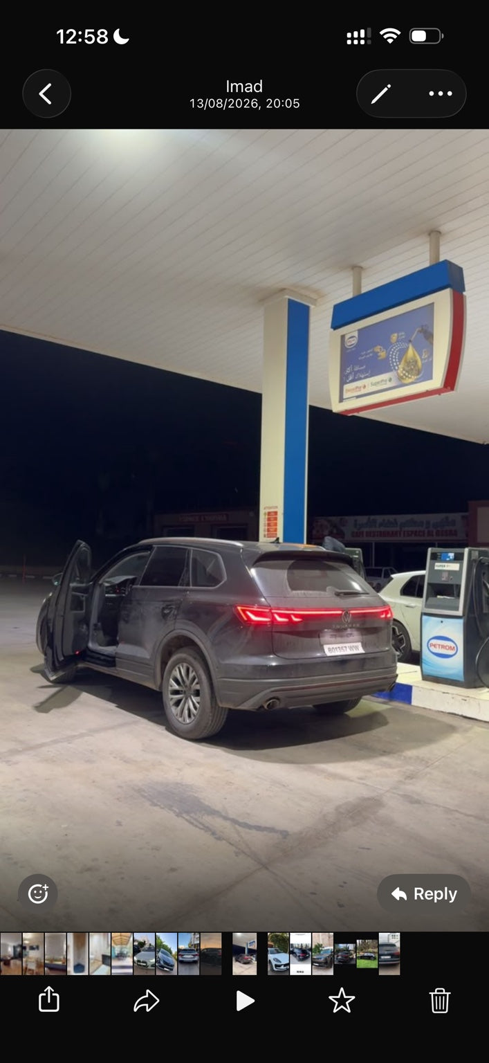 Grey Volkswagen Touareg available for car hire enquiries in Agadir